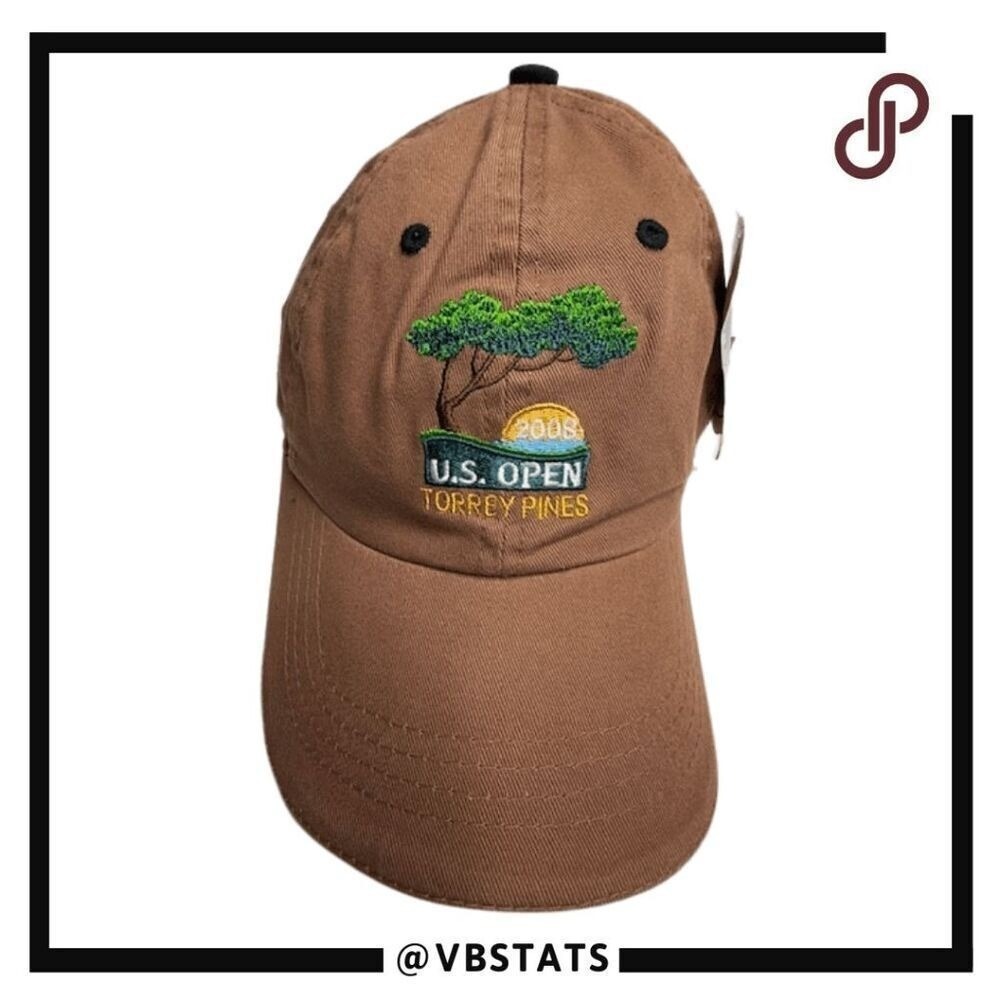 U.S. Open Men's Torrey Pines 2008 Golf USGA‎ Hat Canyon Black Adjustable NWT